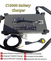 Chargeur intelligent authentique C12000, station de charge rapide T70 T70P T100 FC100, utilisation agricole, batterie intelligente 12000W, noir, 7kg