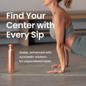 Botellas de agua de cobre puro 100% hechas a mano de primera calidad para una salud óptima disponibles a granel para exportación - Product Image 5