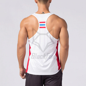 Débardeur de fitness décontracté pour hommes de couleurs unies de bonne qualité et vêtements de style nouveau - Product Image 2