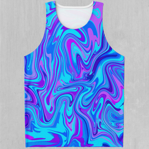 Men's Women Plus Size Reversible Tank Top <b>Spandex</b>/Nylon Sleeveless Heat Transfer Printing Sports Fitness Custom Logo Wholesale - Product Image 3