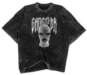 T-shirt surdimensionné à manches courtes en coton 100% avec logo personnalisé, délavé à l'acide, imprimé graphique vintage, respirant, grandes tailles, fabriqué par OEM - Product Image 4