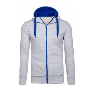 Jersey de hombre de lana de algodón 100% de peso pesado personalizado con capucha de manga larga de alta calidad con cremallera de invierno con antiarrugas personalizado - Product Image 6