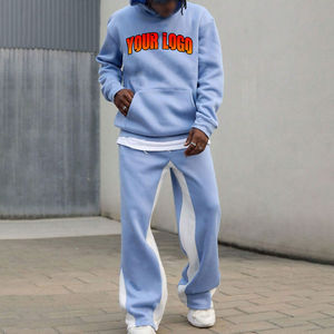 Conjunto Deportivo Informal con Capucha y Pantalones de Chándal de Forro Polar para Hombre, Impresión Personalizada de Alta Calidad, 100% Algodón - Product Image 4