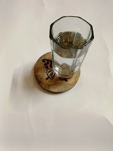 Dessous de verre en bois de marbre en bois d'acacia en pierre naturelle à graver Offre Spéciale pour boissons logo personnalisé imprimé - Product Image 5