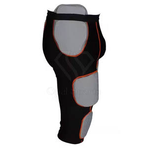 Pantalones Cortos de Fútbol Americano Transpirables de Talla Grande, Fabricados en Pakistán, con Botones, Color Sólido, Diseño Personalizable con Logotipo, 100% Poliéster - Product Image 3