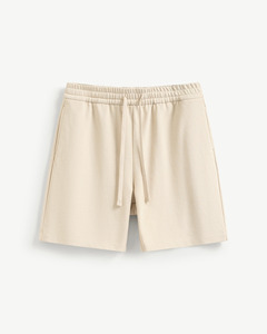 Pantalones Cortos de Verano para Hombre, Casuales, Lisos, Transpirables, de Felpa, Corte Holgado, de Manga Corta, de Algodón Tejido, Lavados y Teñidos por Routine Vietnam - Product Image 1