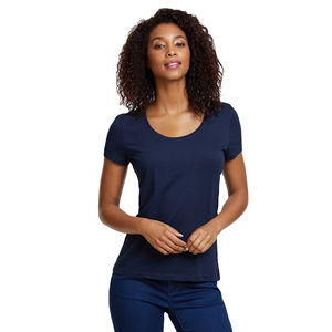 Camisetas de Verano para Mujer, Impresión Personalizada en Mezcla de Algodón Suave con Ajuste Holgado y Cómodo para Pedidos al por Mayor de Moda - Product Image 1