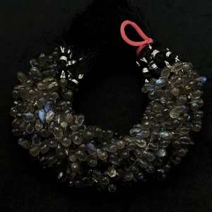 Natural Labradorite Faceted Teardrop Shape Gemstone <b>Beads</b> Strands 4-9mm <b>Loose</b> <b>Beads</b> For Jewelry Making Wholesale Bulk Factory - Product Image 6