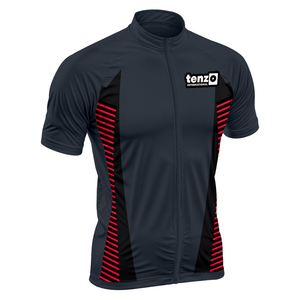 Maillot de cyclisme pour homme sur commande 2026, manches courtes, fermeture éclair intégrale, respirant, coupe-vent, polyester et élasthanne de haute qualité, sublimation - Product Image 2