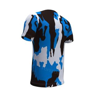 Camiseta de fútbol americano de manga corta personalizada al por mayor, ropa deportiva de tela transpirable de secado rápido para equipos unisex, jugadores de talla grande - Product Image 6