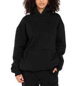 2024 High Quality Fashionable Stylish <b>Hoodie</b> for Men's Long Sleeve Black Embroidery Color <b>Plain</b> <b>Hoodie</b> Sweatshirts for Men's - Product Image 4