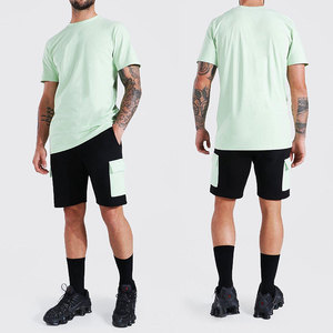 Vente en gros OEM Ensembles de t-shirts pour hommes de haute qualité Ensembles jumeaux à manches courtes/Ensembles jumeaux Slim Fit avec logo personnalisé, taille et couleurs personnalisées - Product Image 5