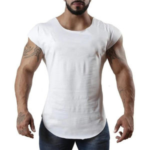 Camiseta sin Mangas para Hombre, Camiseta Deportiva Ajustada de Algodón para Gimnasio, Entrenamiento, Verano, Ligera, Informal - Product Image 3