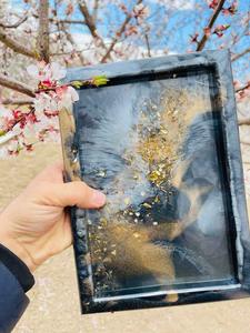 ถาดเรซิ่นตกแต่งหลากสี ของตกแต่งบ้าน ถาดเรซิ่นทรงสี่เหลี่ยมคุณภาพสูง - Product Image 2