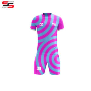 ชุดยูนิฟอร์มฟุตบอลชายหญิงสำหรับฤดูใบไม้ร่วง/ฤดูหนาว - โพลีเอสเตอร์ 100% รับสกรีนโลโก้ ชื่อทีม/หมายเลข สำหรับการฝึกซ้อมกีฬา - Product Image 1