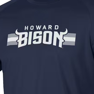 Infinitive Apparel Howard Bison camiseta personalizada HBCU camiseta gráfica para estudiantes Alumni frente impreso transpirable 180g tela de punto - Product Image 3
