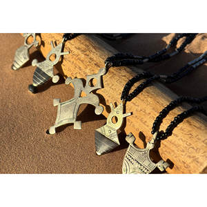 Croix Tuareg vintage en alliage, bijoux religieux islamiques, cadeau - Product Image 2