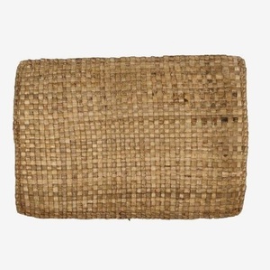 New Trendy Eco-Friendly Foldable Seagrass Hand Woven Straw Raffia Storage Basket Bags for Women Cosmetics - Product Image 2