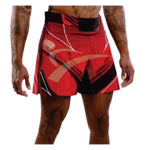 Pantalones cortos de MMA de buena calidad para hombre, pantalones cortos de agarre con impresión de logotipo personalizado, ropa deportiva, pantalones cortos de entrenamiento. - Product Image 1