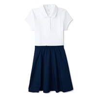 Proveedor de Uniformes Escolares para Niñas, Conjunto Cómodo para Uso Diario, 100% Algodón, al Mejor Precio al por Mayor