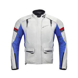 Elegante chaqueta de cuero de moto hecha a medida de alta calidad a prueba de viento Racing Motorsuit Opción de talla grande para motocicleta cómoda - Product Image 3