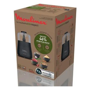Moulinex LA MOULINETTE Eco Black 800W Picadora Eléctrica de Alimentos 500ml Picadora Eléctrica DP710810 - Product Image 2