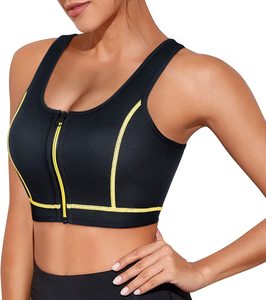 Soutien-gorge de sport américain en Spandex/Nylon à dos croisé, sensation seconde peau, maintien élevé, séchage rapide, avec décoration en cristal, pour le yoga et le fitness - Product Image 1