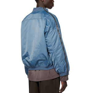 Vestes d'extérieur de luxe de haute qualité Fabricant de manteaux Blouson bombardier d'hiver zippé Anorak Flight en nylon et satin pour hommes - Product Image 5