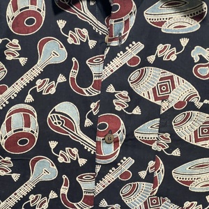 Elegante Camisa Casual de Algodón Estampada a Mano para Hombre |   Colección de Camisas de Manga Larga 100% Algodón con Estampado - Product Image 2