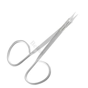 Ciseaux de couronne et de collier dentaires en acier inoxydable de qualité supérieure Ciseaux chirurgicaux dentaires droits et incurvés non revêtus Instruments dentaires - Product Image 1