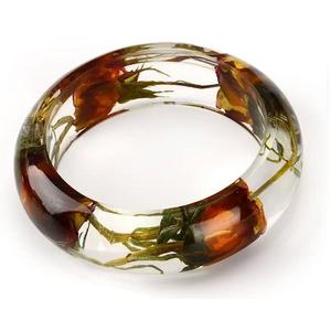 Women's Beautiful Boho Style Multi-Color <b>Bracelet</b> Bangle Baby's Breath in Resin Fashion Women's Jewelry - Product Image 1