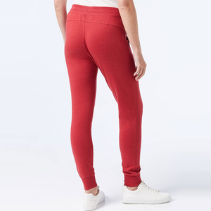 Nouveau design femmes meilleure qualité Double taille pantalons de survêtement 100% coton survêtement pantalon respirant uni pantalon blanc - Product Image 2