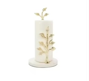 Porte-serviettes en métal et bois Porte-serviettes en papier de comptoir pour cuisine, salle à manger, maison et fêtes de mariage - Product Image 5