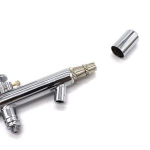 Pistolet de pulvérisation aérographe polyvalent à double action par gravité AB-128 avec 3 godets pour la modélisation, la <span class=keywords><strong>peinture</strong></span> et l'art - Product Image 4
