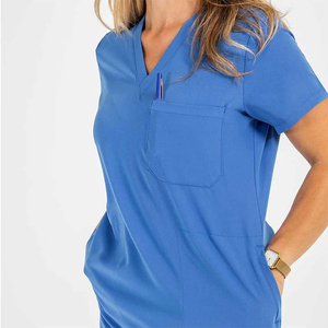 Uniformes Médicos Elásticos de Moda al por Mayor para Enfermeras, Ropa de Trabajo para Mujeres, Traje de Enfermería para Doctores y Personal Hospitalario - Product Image 4
