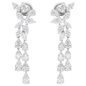 Pendientes de Diamante con Corte Brillante Hexagonal, Plata de Ley 925, Certificación IGI, Uso Casual, Diamante Americano - Product Image 3