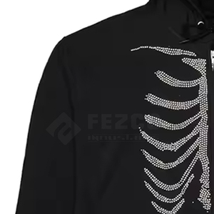 Sweats à capuche pour hommes avec strass High Street Factory Outlet tissu confortable à séchage rapide pour l'hiver - Product Image 4
