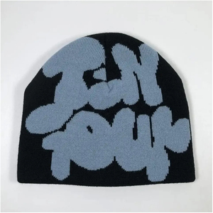 Venta al por mayor de gorros de punto con logotipo personalizado, ropa de calle, gorros de invierno, gorros acrílicos unisex - Product Image 6