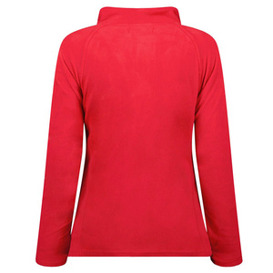 Chaqueta de lana para exteriores de invierno con cuello levantado y cremallera suave para mujer, chaqueta transpirable de peso pesado Indemand con logotipo personalizado - Product Image 2