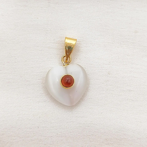 Pendentif Cœur Gonflé Œil de Chat en Argent Sterling 925 avec Monture à Anneau, Fait Main, Charme Œil de Chat Monalisa, Bijou en Pierre Naturelle - Product Image 3