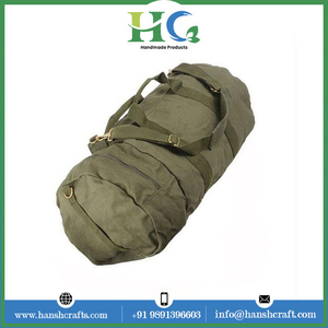 Sac de sport en toile multifonctionnel en forme de baril / Utilisation pour la salle de sport et les voyages / Fournisseur en gros Sac de sport durable 2026 - Product Image 6