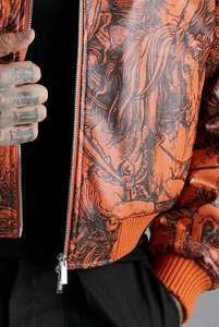 Blouson Bomber d'Hiver Personnalisé OEM ODM pour Homme en Polyester, Coupe-Vent, à Capuche, Col Montant, Anti-UV, Respirant, Sportif et Confortable - Product Image 5