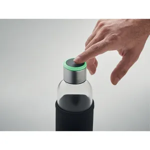 Bouteille en verre borosilicate personnalisée INDER, gadgets pour boissons intelligentes - Product Image 1
