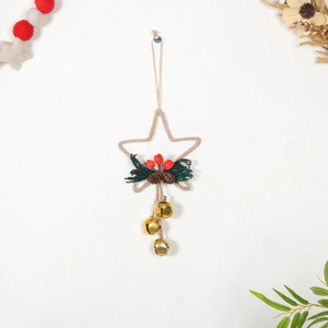 Décoration d'ornements de Noël rétro personnalisés en feutre réutilisable pour porte d'entrée de bureau - Product Image 5
