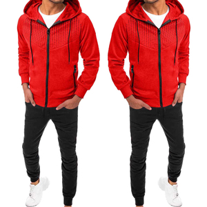 Ensemble de survêtement décontracté pour homme fabriqué en usine 2025/2026, survêtement attrayant avec logo personnalisé, survêtement 100% polyester pour homme - Product Image 3