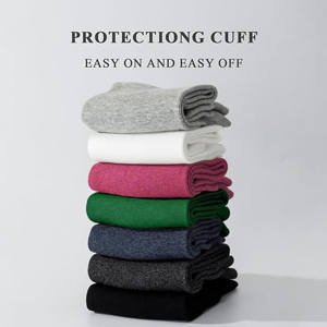 Premium <b>Thermal</b> <b>Men's</b> Winter Ankle Dress Socks Ultra Warm Eco-Friendly Soft Breathable Durable Cartoon Pattern Sports Use Bottom - Product Image 4