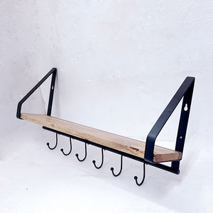 Crochet métallique en aluminium Design moderne Porte de salle de bain pour salon Vêtements de bureau Crochet mural - Product Image 3