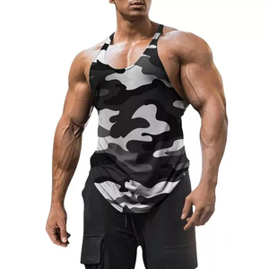 Custom Cotton Gym Vest Fitness <b>Singlet</b> Workout Bodybuilding <b>Men</b> Tank Top Wholesale Low Price Best Quality - Product Image 1