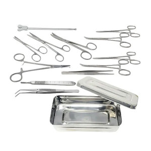 Kit de disección al por mayor de alta calidad, herramientas de acero inoxidable para instrumentos médicos mayores de cirugía general, juegos hechos - Product Image 1