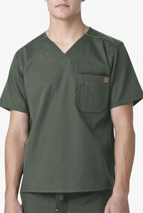 Uniforme de gommage clinique pour hommes de haute qualité | Uniforme de gommage d'allaitement pour hommes d'hôpital en coton Polyester Logo personnalisé - Product Image 6